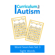 Large Print Wordsearch Puzzles- Sight Words